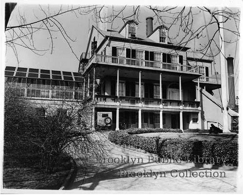 View of the house 1935. Credit: Brooklyn Public Library