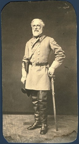 Robert E. Lee in his Confederate Army uniform