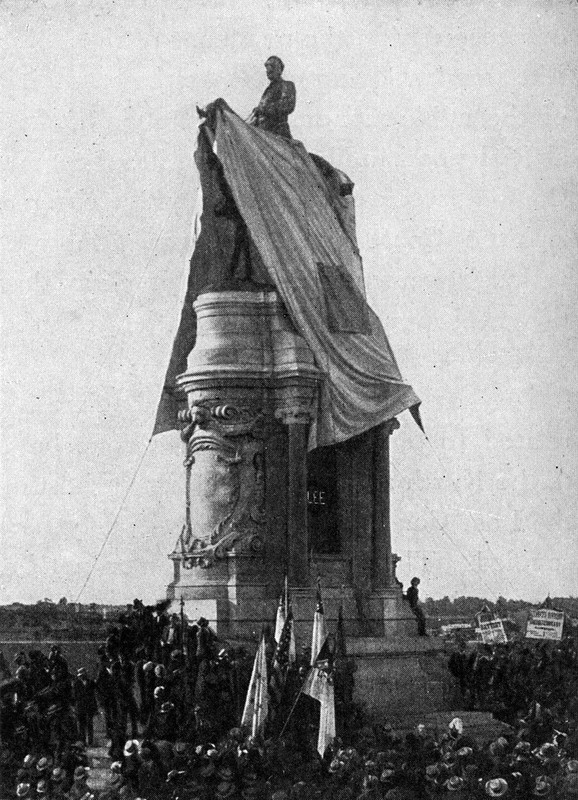 Unveiling of the monument in 1890