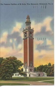 early 20th century colored postcard of The Carillon 