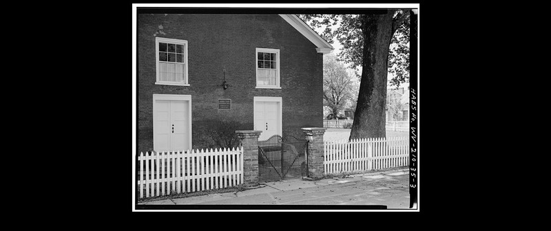 Closer view of the church entrance, 1980 