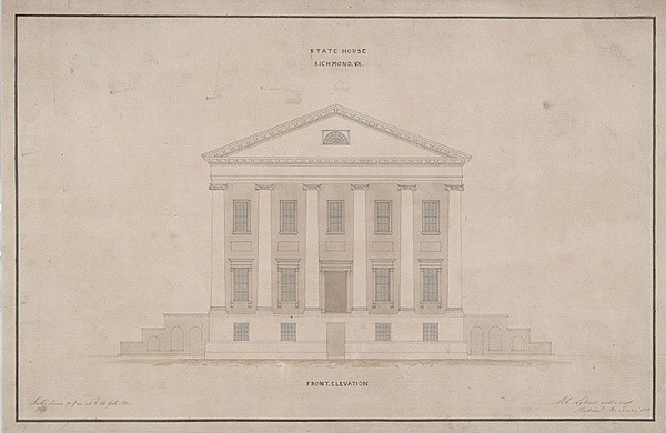 One of Jefferson's original plans for the capitol