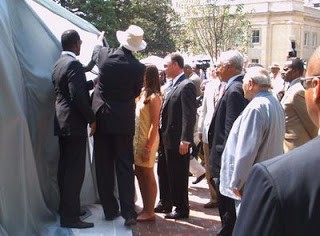 Unveiling of memorial, July 21, 2008