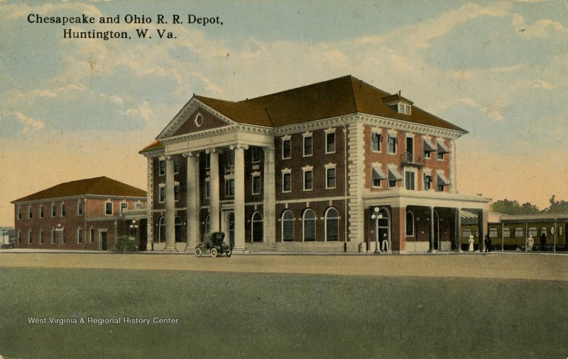 The second C&O depot, built in 1913