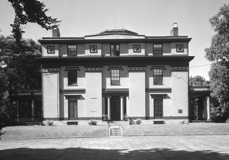 Forbes House, front facade in 1965.