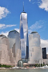 1 WTC, the tallest skyscraper in the Western Hemisphere, in July 2013.