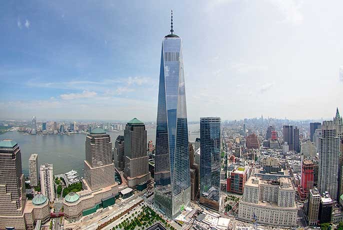 Looking north west. 
Photo by Michael Mahesh, Port Authority of New York and New Jersey