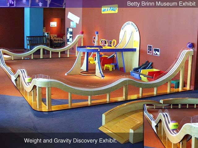 An exhibit exploring weight and gravity.