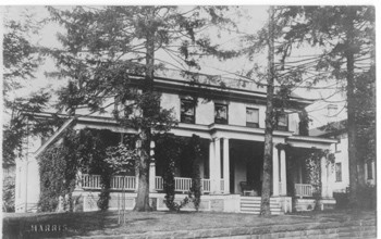 Historical photo of the Rogers House.