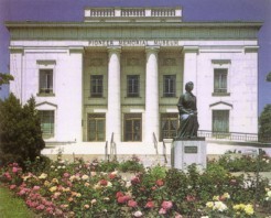 The Pioneer Memorial Museum preserves the history of the pioneers who settled in the Great Salt Lake Valley.