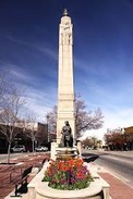 Full shot of the entire memorial.