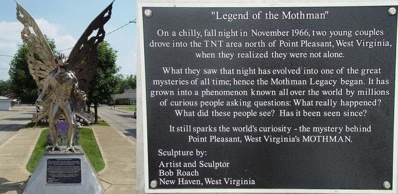 The placard on the statue.