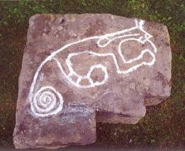 Water Panther Petroglyph. 