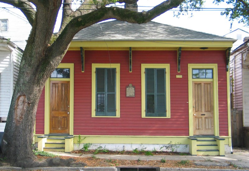 Kid Ory's home after the PRC's restoration. 