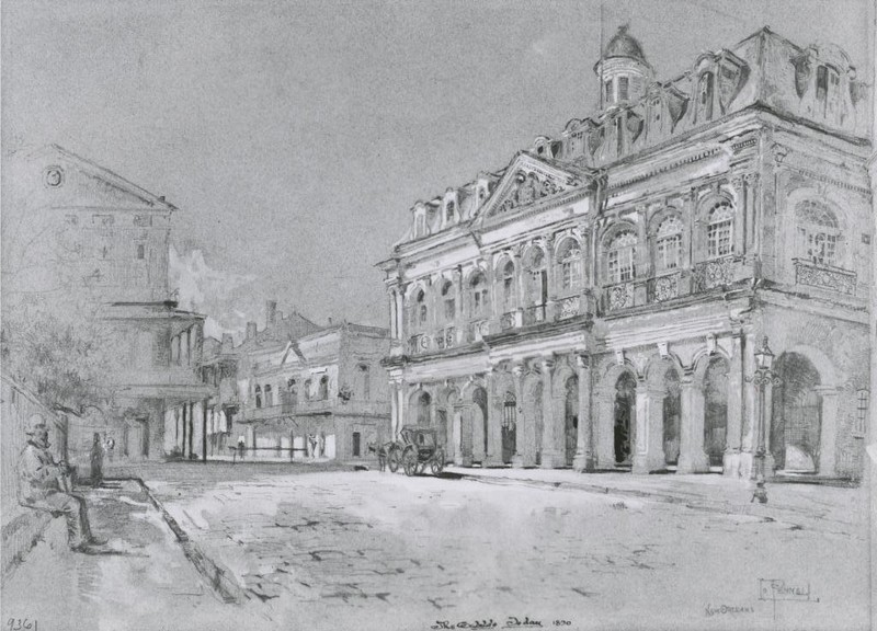 The Cabildo in 1890.  Courtesy of Louisiana State Museum.