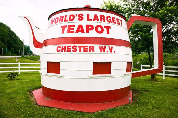 World's Largest Teapot - The Top of WV CVB
