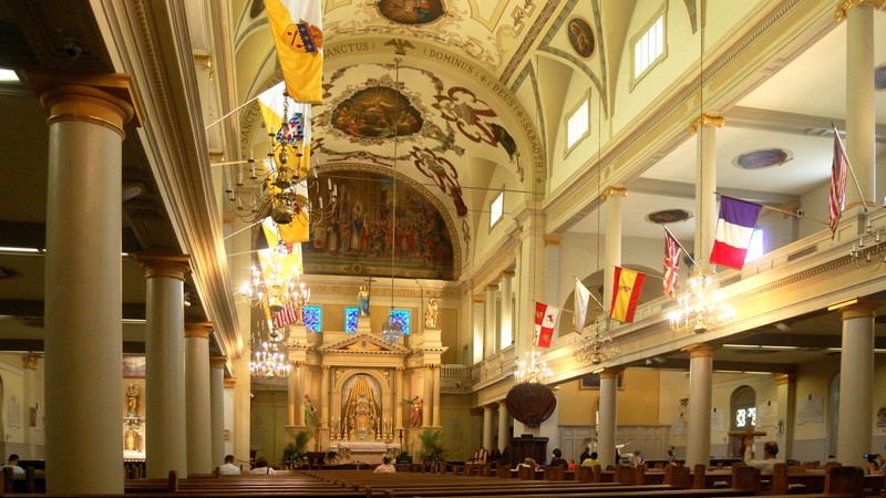 Interior of the cathedral 