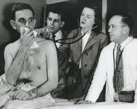 Patient During a Tuberculosis Examination