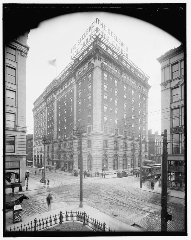 This historic photo was taken shortly after the hotel opened in 1905. 