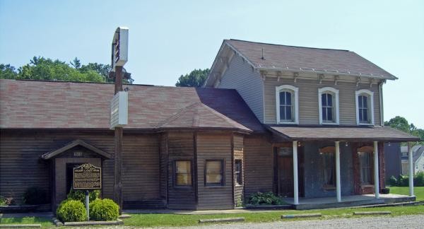 View of the Gant house from the front.