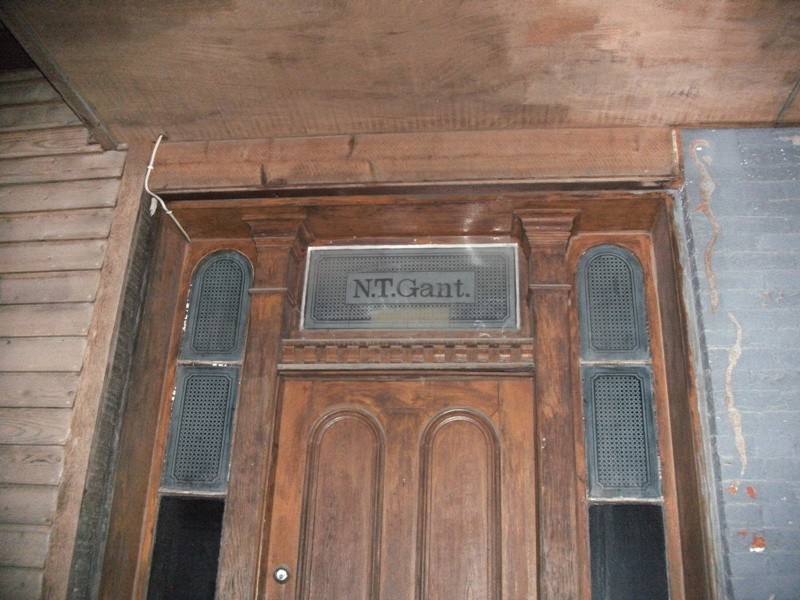 Front Door of the Gant Homestead