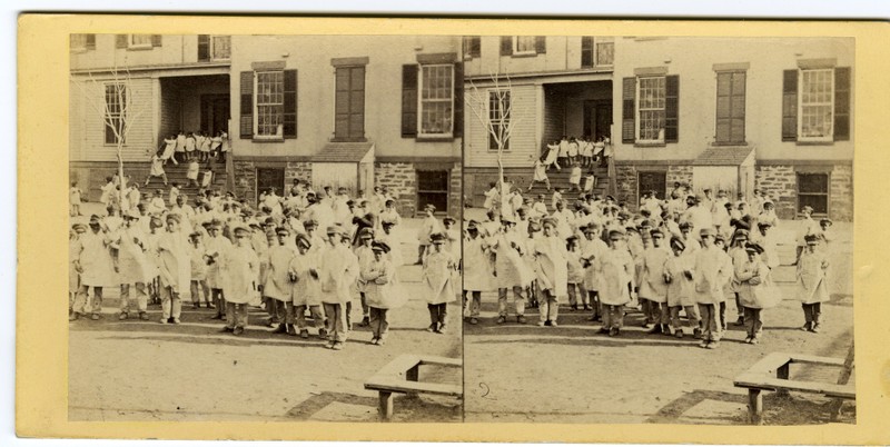 Boy's playground at the orphanage