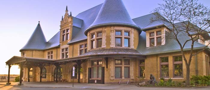 The Duluth Depot was built in 1892 and saw over 5000 daily passengers at its peak.