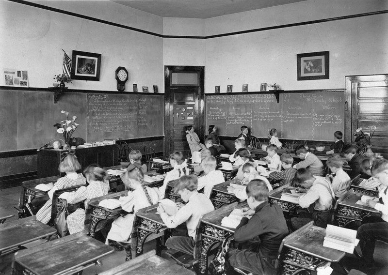 students in a classroom