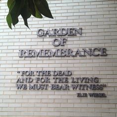 Holocaust Garden and Remembrance courtesy of pineterest