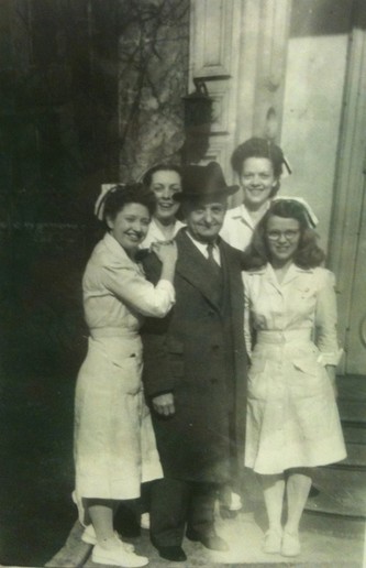 Dr. J.A.O. Brennan with nurses (image from Savannah Darr)