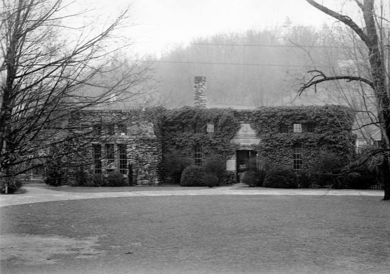 Montague Hall with new addition, 1933.