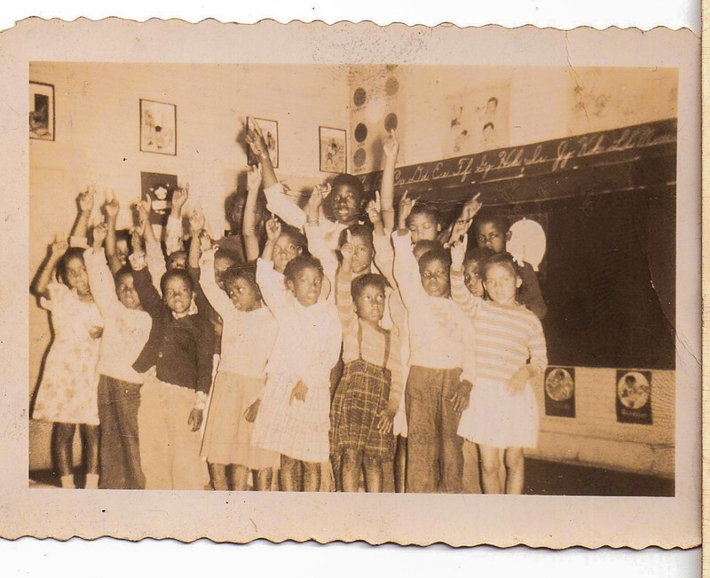 This undated photo of students at the school comes from the Historic Mars Hill Anderson School Rehabilitation Project-click the link below for more images and news about the preservation effort.