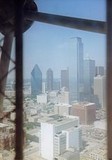 Reunion Tower downtown view 