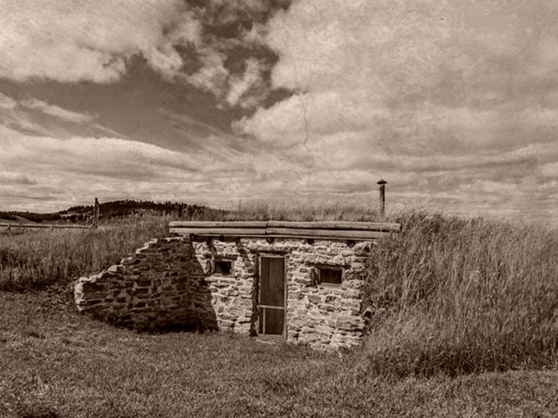 Woolsey Burton built this dugout in 1885.