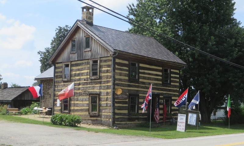 The 1817 Fulton House in New Derry is a former inn along the Northern Pike. DAHS restored the log building and opened it to the public in 1999.