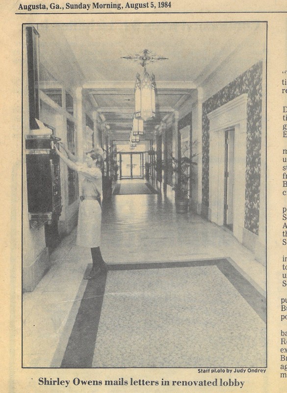 View of Lobby c.1984