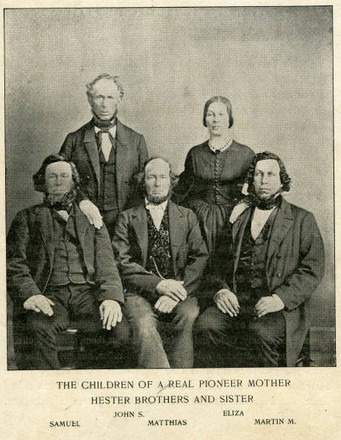 Mathias Hester and his family