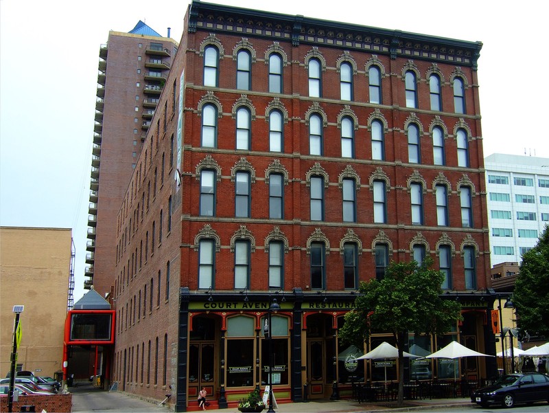 Exterior of the Saddlery Building