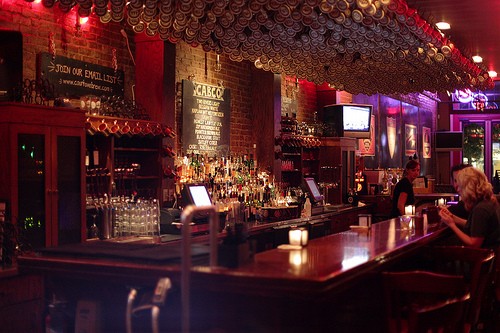 Interior view of the bar