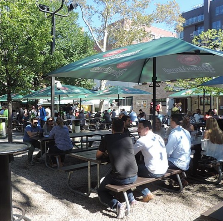 Furniture, Tree, Infrastructure, Shade