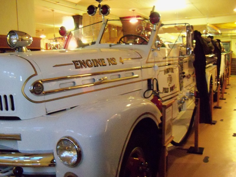 One of the old fire engines that are still on display.