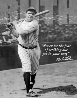 Grave of BABE RUTH & BILLY MARTIN  Yankee Stadium BRONX NY 