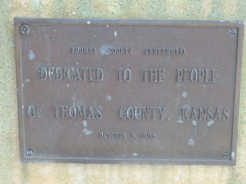 Thomas County centennial plaque