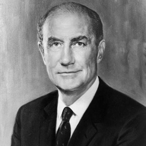 A campaign photograph of the Senator. 
