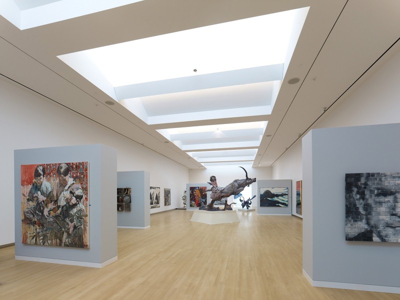 The Crocker includes a number of rotating galleries that exhibit works of American and European art, as well as Asian art and works by local artists. 