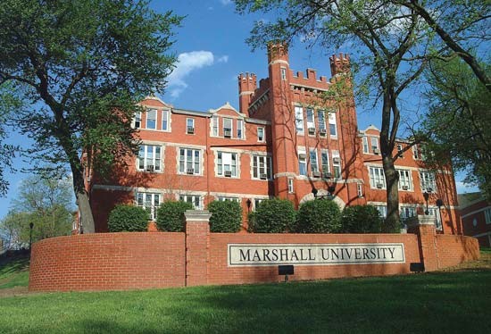 16th street view of Marshall University