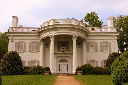 Allandale is a modern adaptation of an antebellum mansion featuring Georgian architecture 