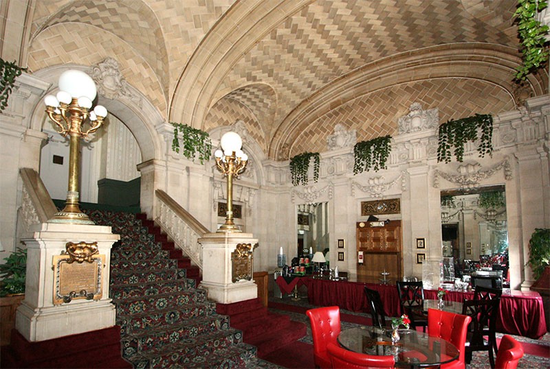 Interior lobby area.