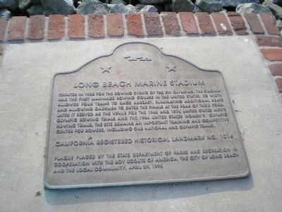 Long Beach Marine Stadium Historic Marker