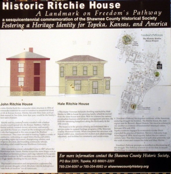 Flyer with more information on the Ritchie Homestead 